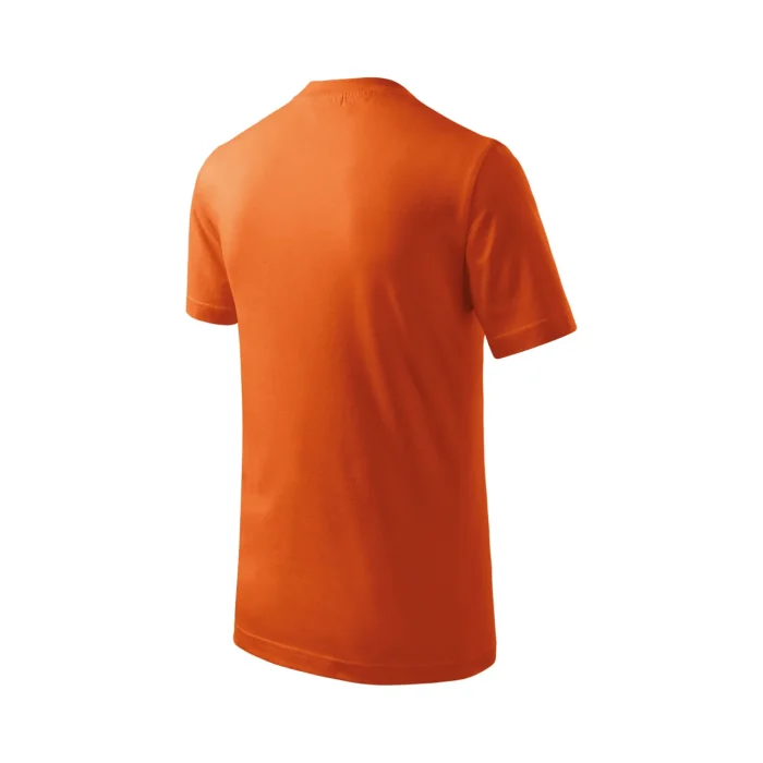 T-shirt dziecięcy Malfini Basic 138 pomarańczowa - obrazek 5