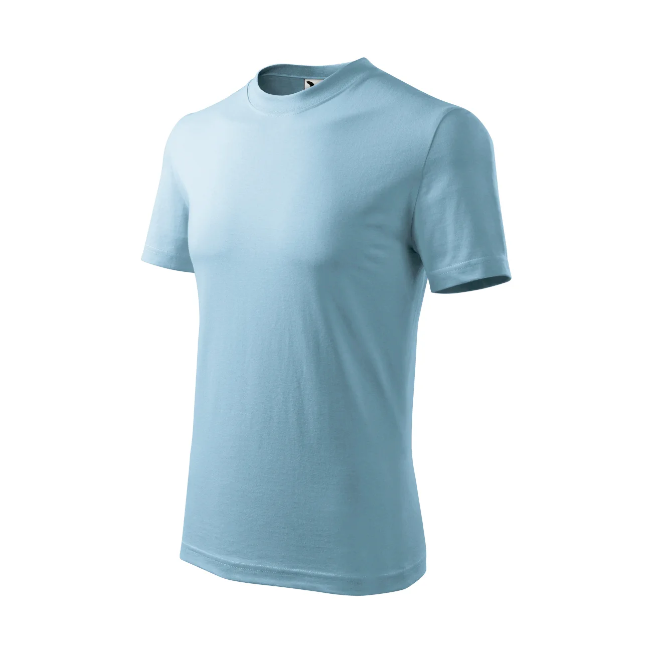 koszulka-t-shirt-basic-bawelna-malfini-138-15-blekitny-3 T-shirt dziecięcy Malfini Basic 138 błękitna - obrazek 1