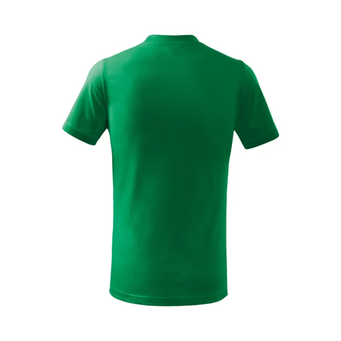 T-shirt dziecięcy Malfini Basic 138 zieleń trawy - obrazek 3