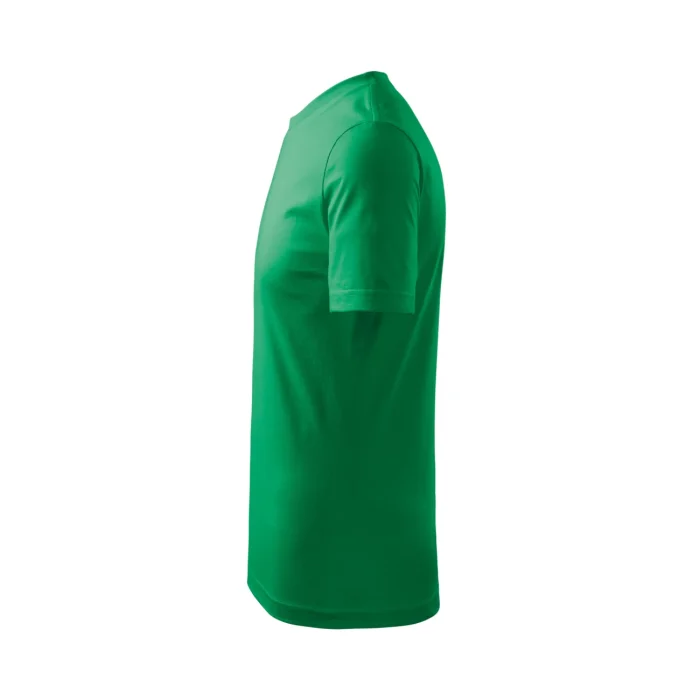 T-shirt dziecięcy Malfini Basic 138 zieleń trawy - obrazek 4