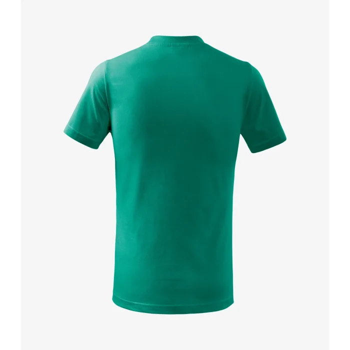 T-shirt dziecięcy Malfini Basic 138 szmaragdowa - obrazek 3
