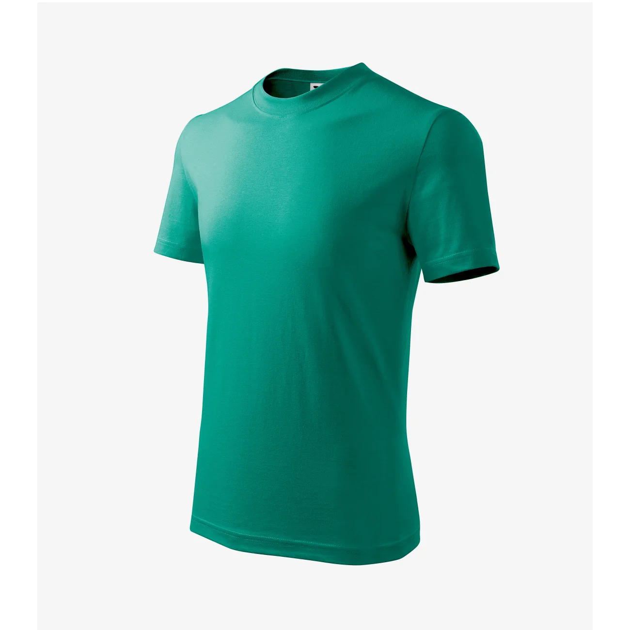 koszulka-t-shirt-basic-bawelna-malfini-138-19-szmaragdowy-3 T-shirt dziecięcy Malfini Basic 138 szmaragdowa - obrazek 1