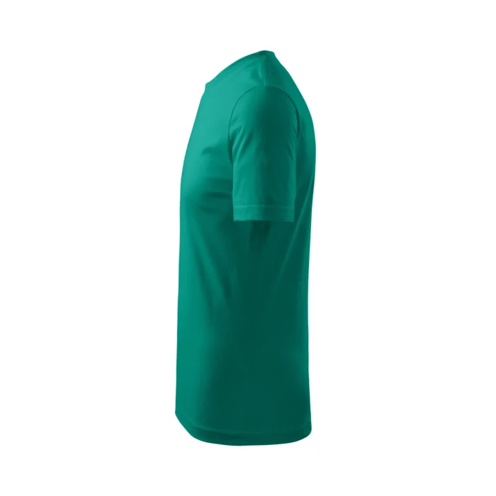 T-shirt dziecięcy Malfini Basic 138 szmaragdowa - obrazek 4