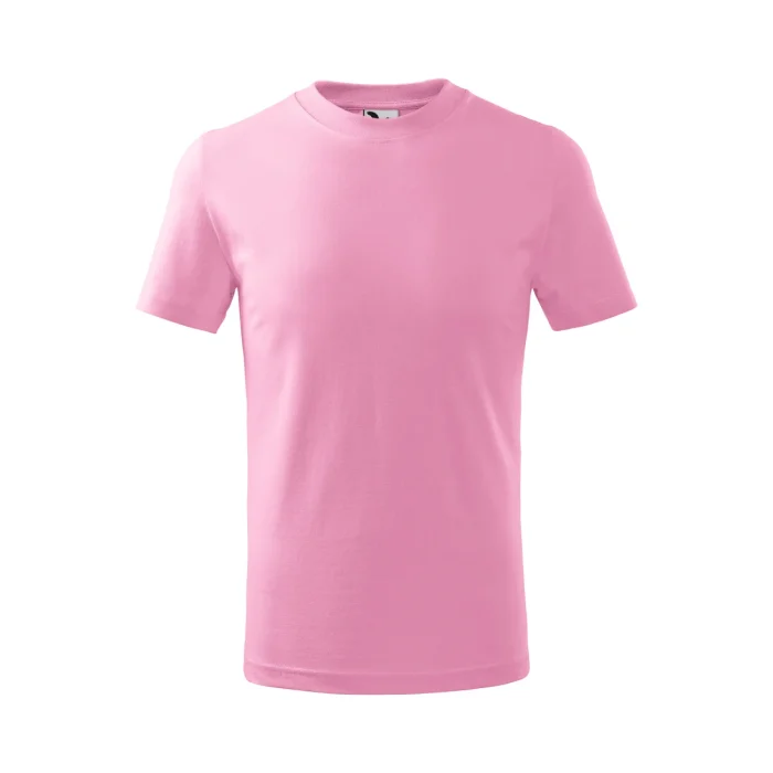 T-shirt dziecięcy Malfini Basic 138 różowa - obrazek 2