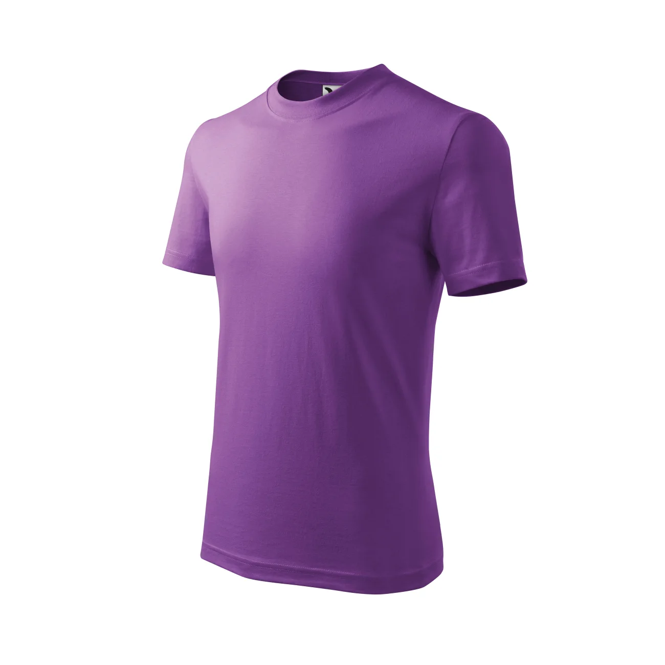 koszulka-t-shirt-basic-bawelna-malfini-138-64-fioletowy-3 T-shirt dziecięcy Malfini Basic 138 fioletowy - obrazek 1