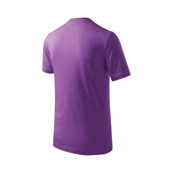 T-shirt dziecięcy Malfini Basic 138 fioletowy - obrazek 4
