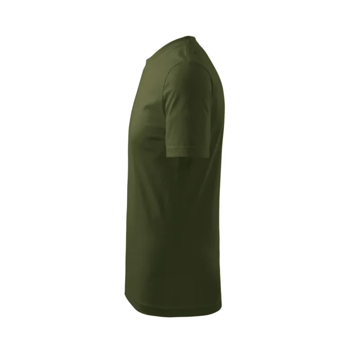 T-shirt dziecięcy Malfini Basic 138 military - obrazek 4