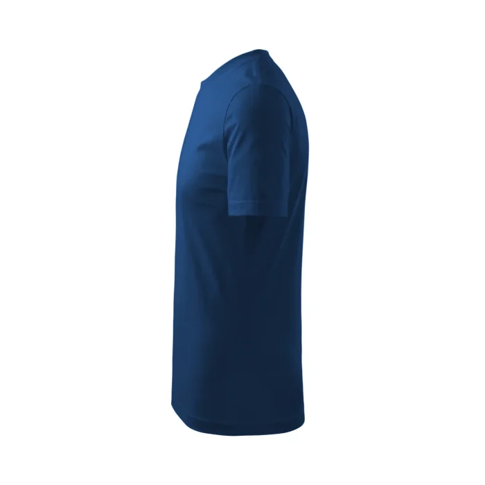 T-shirt dziecięcy Malfini Basic 138 ciemnoniebieski - obrazek 4