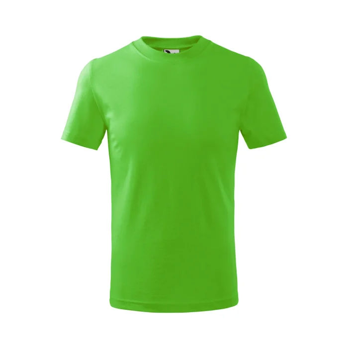T-shirt dziecięcy Malfini Basic 138 zielone jabłko - obrazek 2