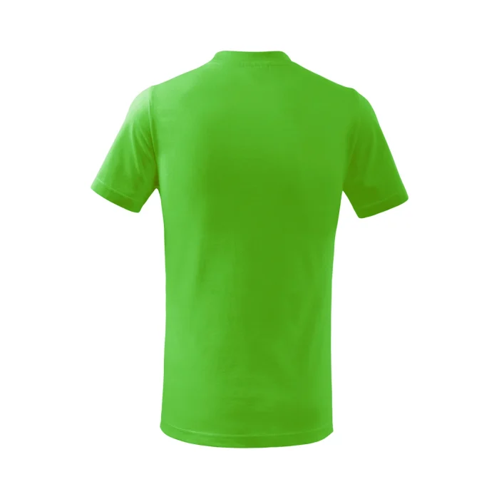 T-shirt dziecięcy Malfini Basic 138 zielone jabłko - obrazek 3