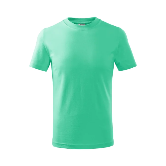 T-shirt dziecięcy Malfini Basic 138 miętowy - obrazek 2