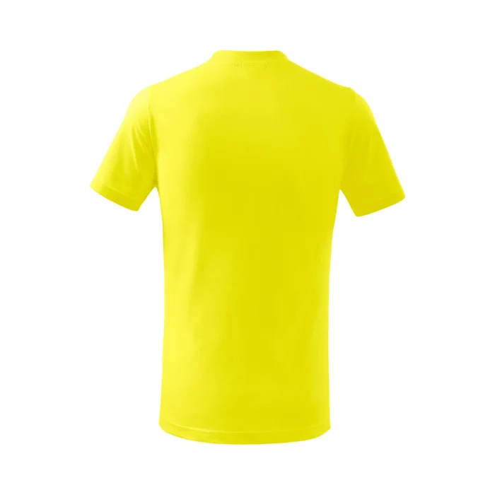 T-shirt dziecięcy Malfini Basic 138 cytrynowy - obrazek 3