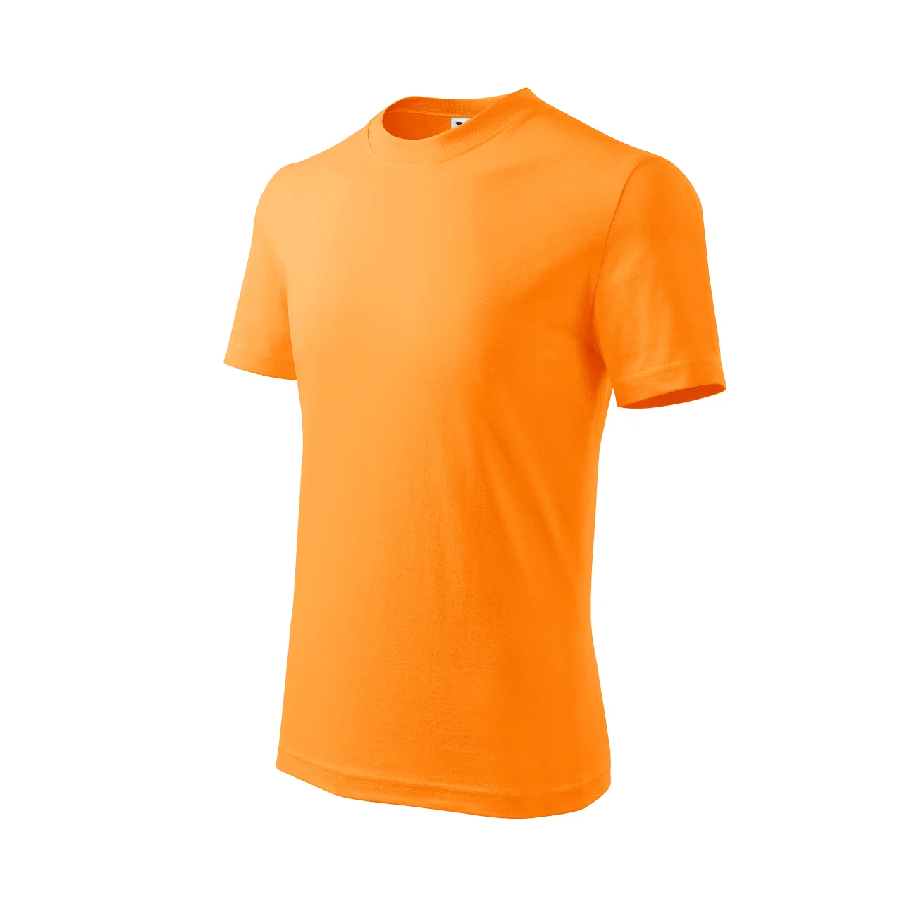 koszulka-t-shirt-basic-bawelna-malfini-138-A2-mandarynkowy-3 T-shirt dziecięcy Malfini Basic 138 mandarynkowy - obrazek 1