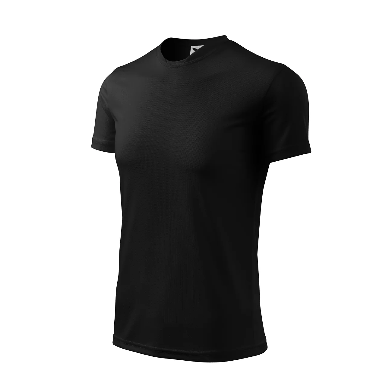 koszulka-t-shirt-basic-bawelna-malfini-147-01-czarna-3 Koszulka sportowa dziecięca Malfini Fantasy 147 czarna - obrazek 1