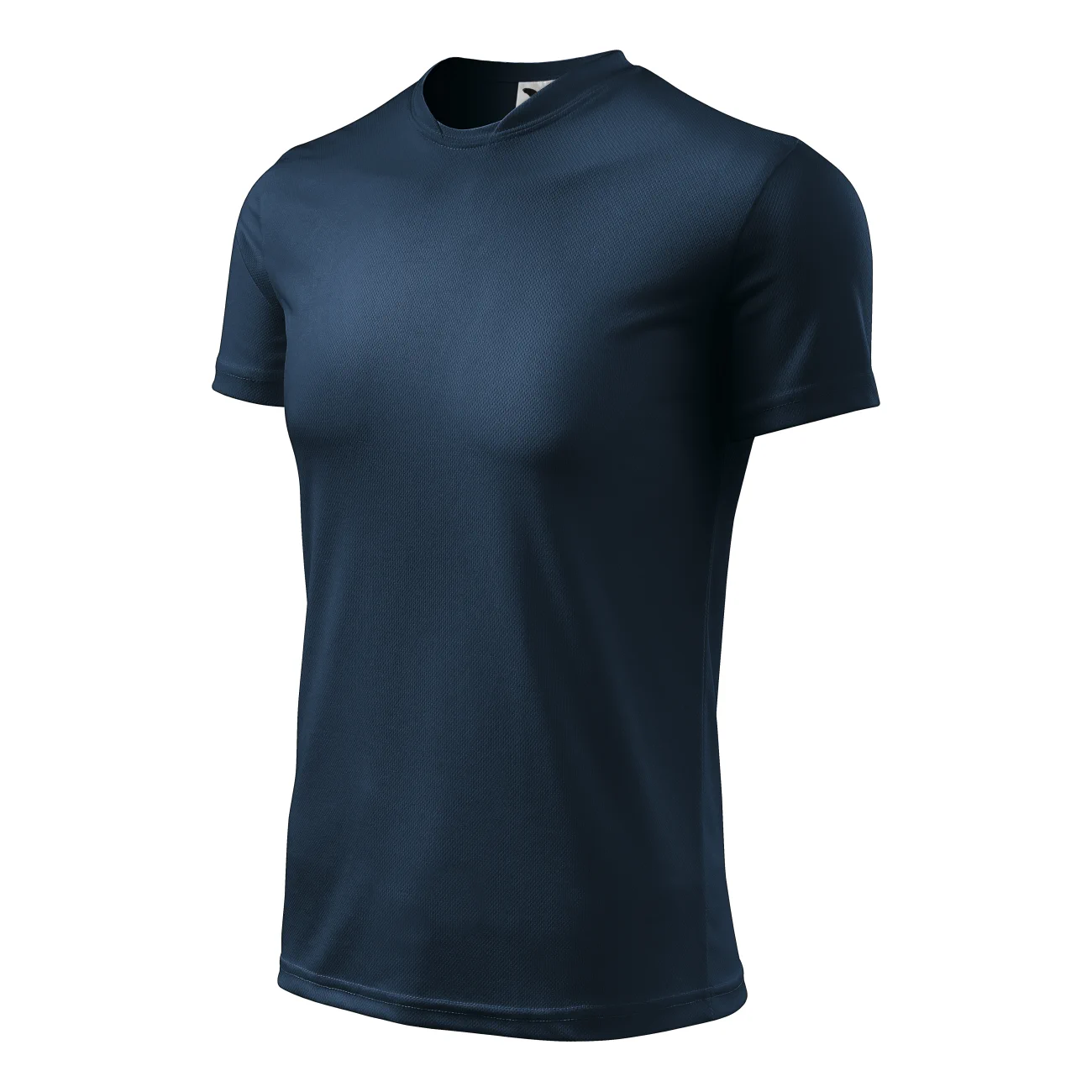 koszulka-t-shirt-basic-bawelna-malfini-147-02-granatowa-3 Koszulka sportowa dziecięca Malfini Fantasy 147 granatowa - obrazek 1