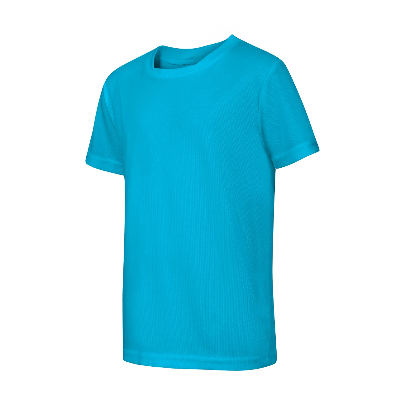 koszulka-t-shirt-basic-bawelna-malfini-147-44-turkus-3 Koszulka sportowa dziecięca Malfini Fantasy 147 turkusowa - obrazek 1