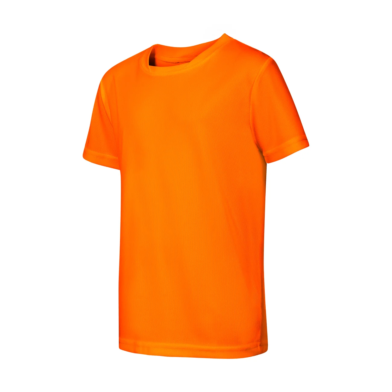 koszulka-t-shirt-basic-bawelna-malfini-147-91-neon-pomaranczowy-3 Koszulka sportowa dziecięca Malfini Fantasy 147 neonowo pomarańczowa - obrazek 1