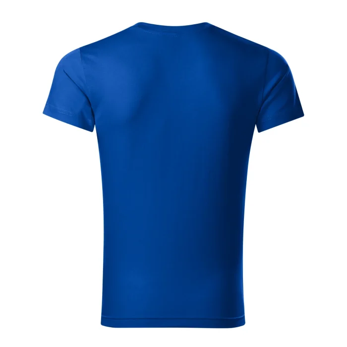 T-shirt męski slim fit V-neck Malfini 146 chabrowy - obrazek 3