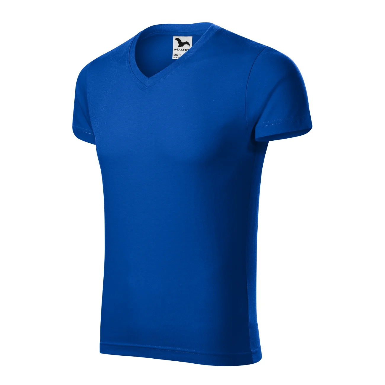 koszulka-t-shirt-city-bawelna-malfini-146-slim-fit-05-chabrowy-3 T-shirt męski slim fit V-neck Malfini 146 chabrowy - obrazek 1