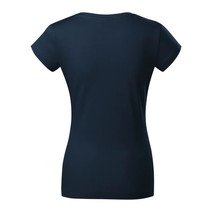 T-shirt damski Malfini Fit V-neck 162 granatowy - obrazek 3