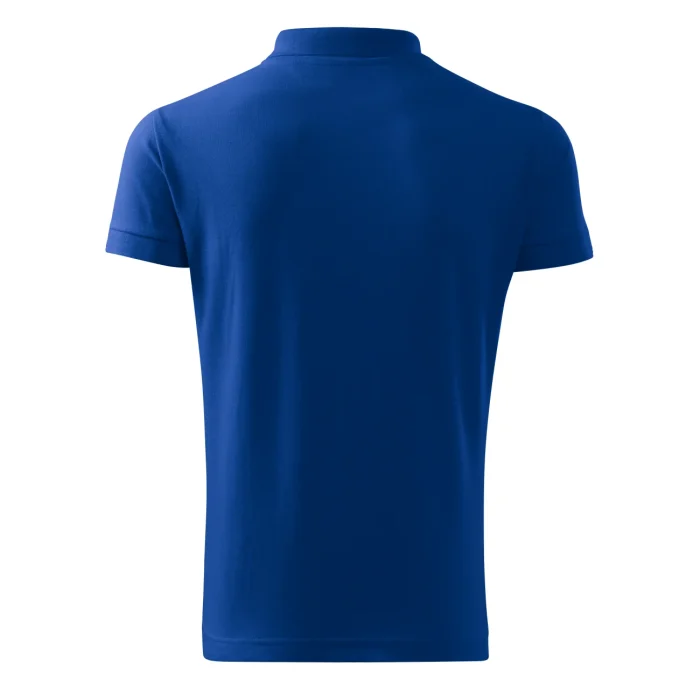 Koszulka polo męska Malfini Cotton Heavy 215 chabrowa - obrazek 3