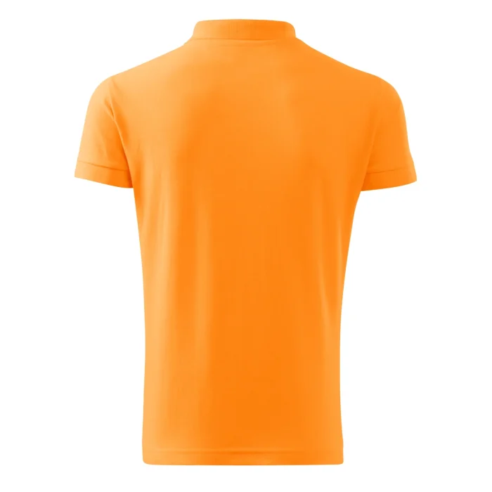 Koszulka polo męska Malfini Cotton Heavy 215 mandarynkowa - obrazek 3