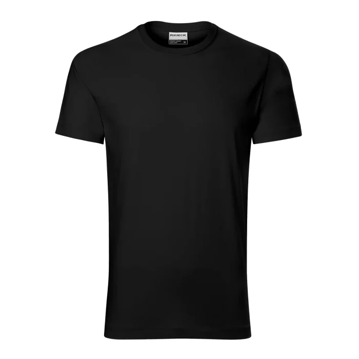 T-shirt męski Rimeck Resist Heavy R03 czarny - obrazek 2