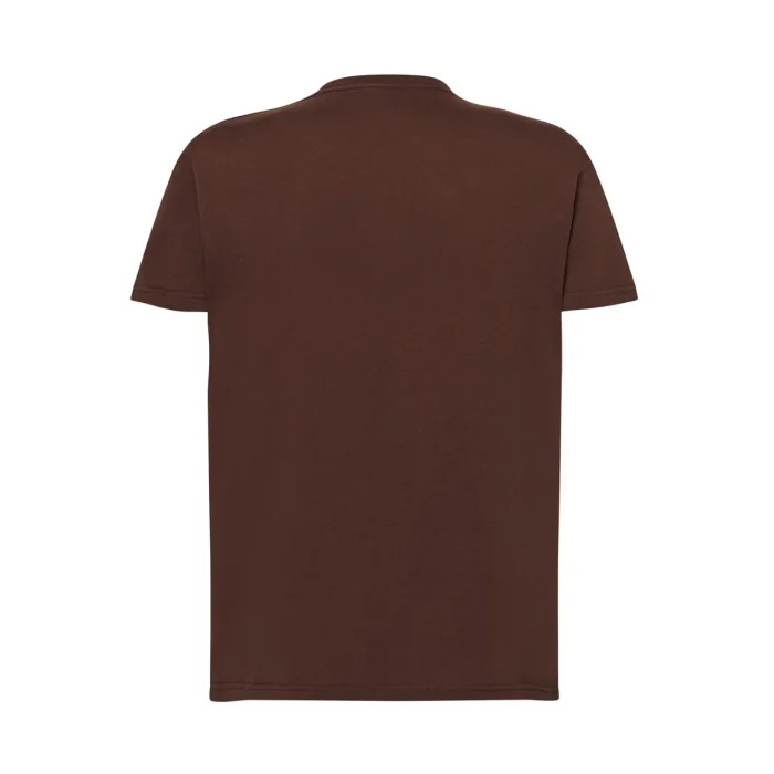T-shirt męski JHK TSRA 190 czekoladowy - obrazek 2