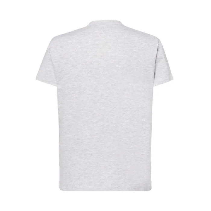 T-shirt męski JHK TSRA 190 jasno szary melanż - obrazek 2