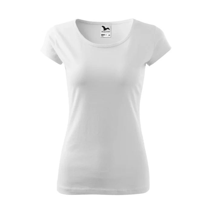 T-shirt damski Malfini Pure 122 biała - obrazek 2