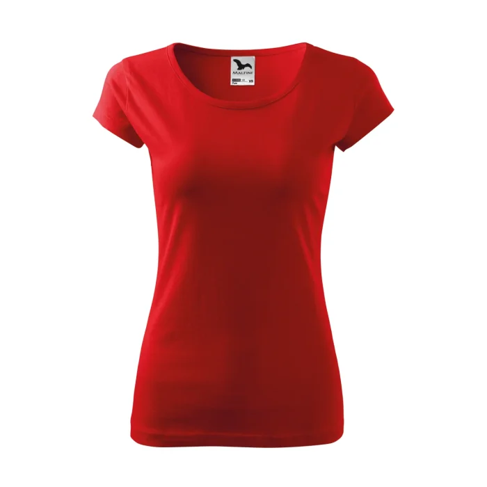 T-shirt damski Malfini Pure 122 czerwona - obrazek 2