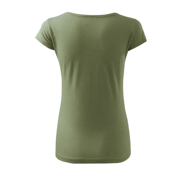 T-shirt damski Malfini Pure 122 khaki - obrazek 3