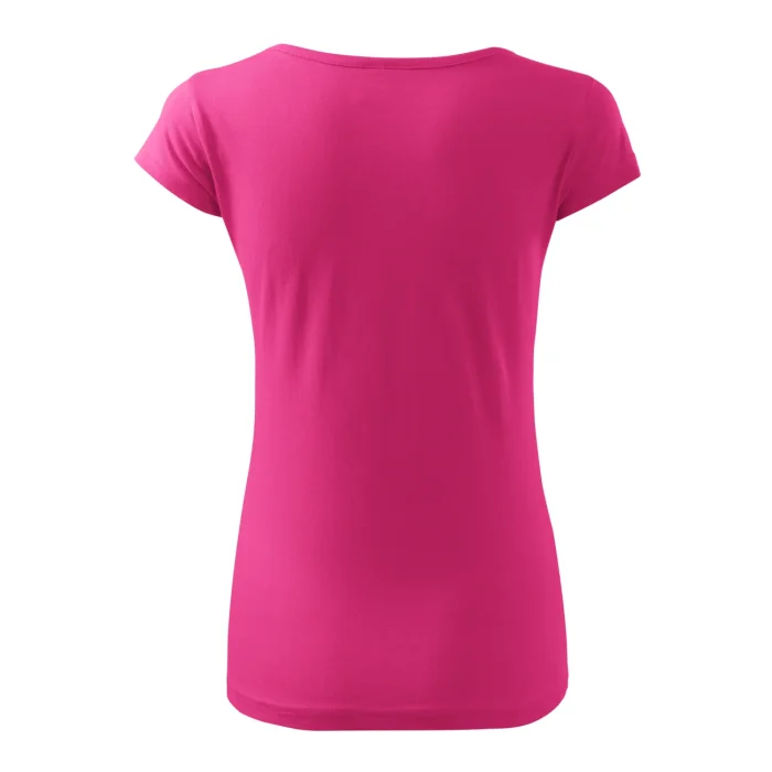 T-shirt damski Malfini Pure 122 purpurowa czerwień - obrazek 3