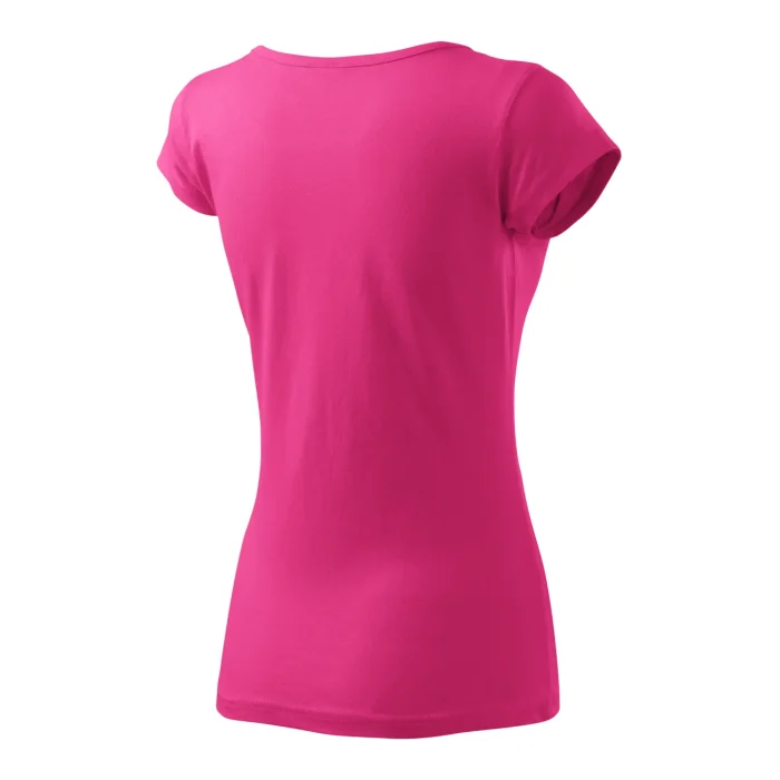 T-shirt damski Malfini Pure 122 purpurowa czerwień - obrazek 5