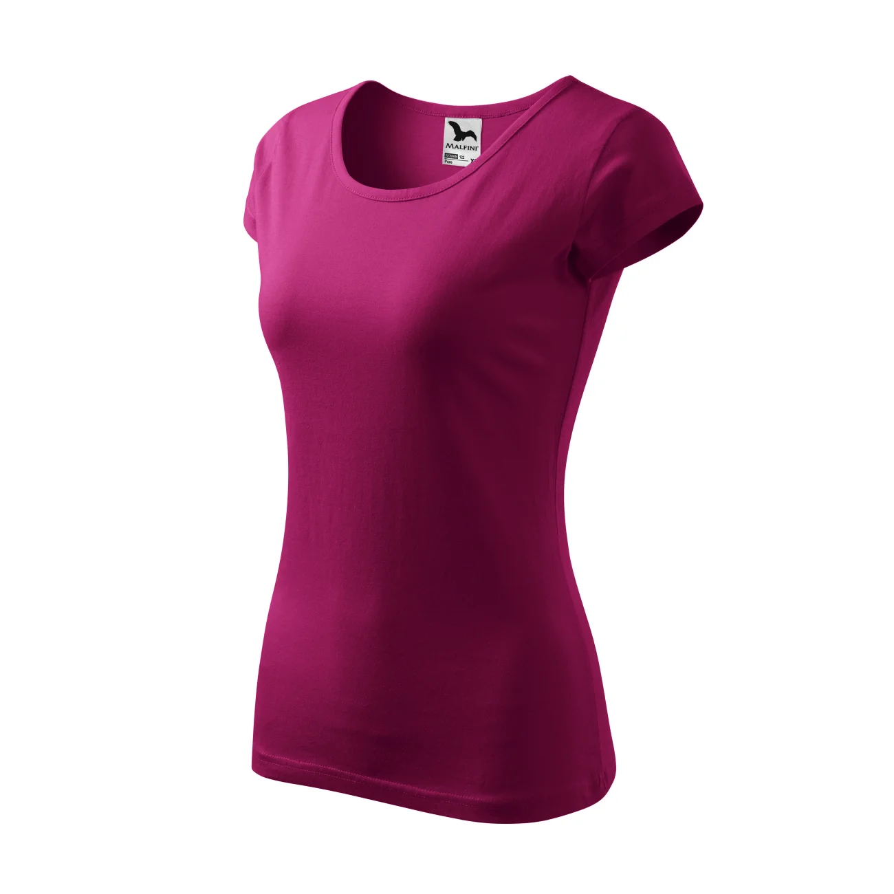 koszulka-t-shirt-pure-bawelna-malfini-122-49-fuchsia-czerwona-3 T-shirt damski Malfini Pure 122 fuksja - obrazek 1