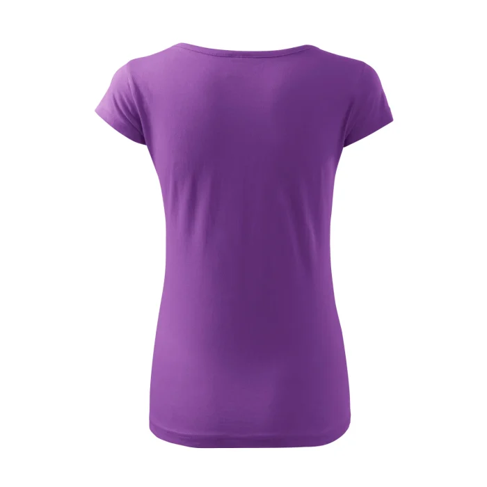 T-shirt damski Malfini Pure 122 fioletowy - obrazek 3