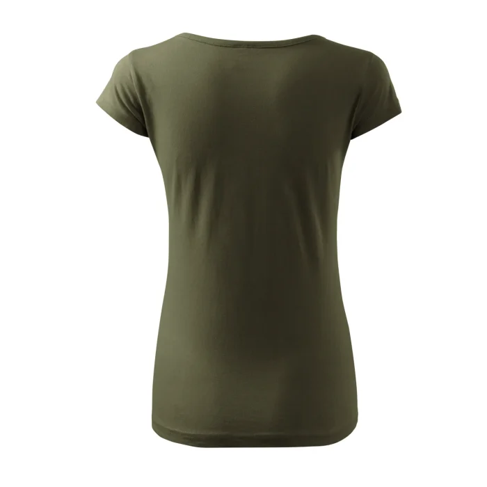 T-shirt damski Malfini Pure 122 military - obrazek 3