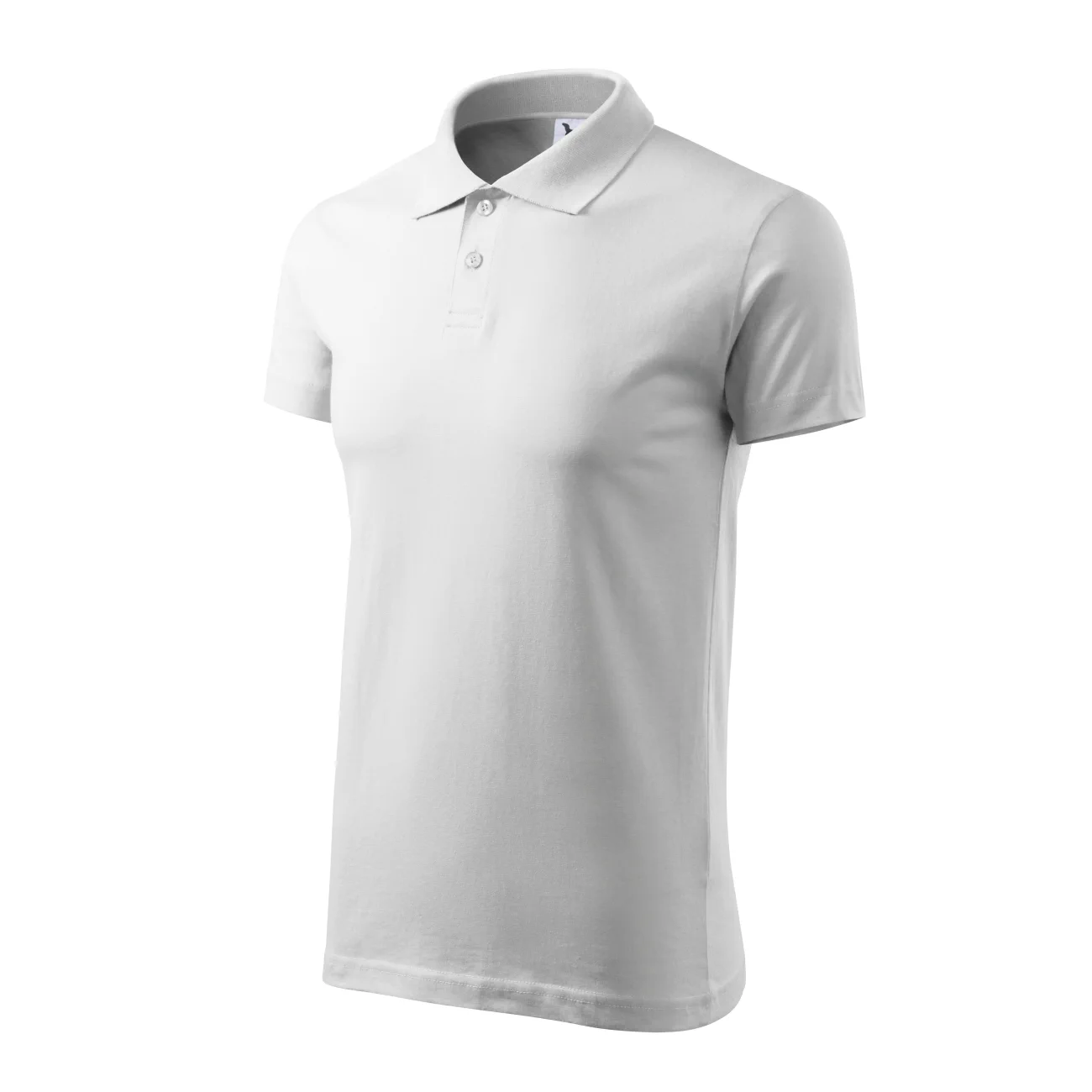 koszulka-t-shirt-single-bawelna-malfini-202-00-biala-3 Koszulka polo męska Malfini Single J. 202 biała - obrazek 1