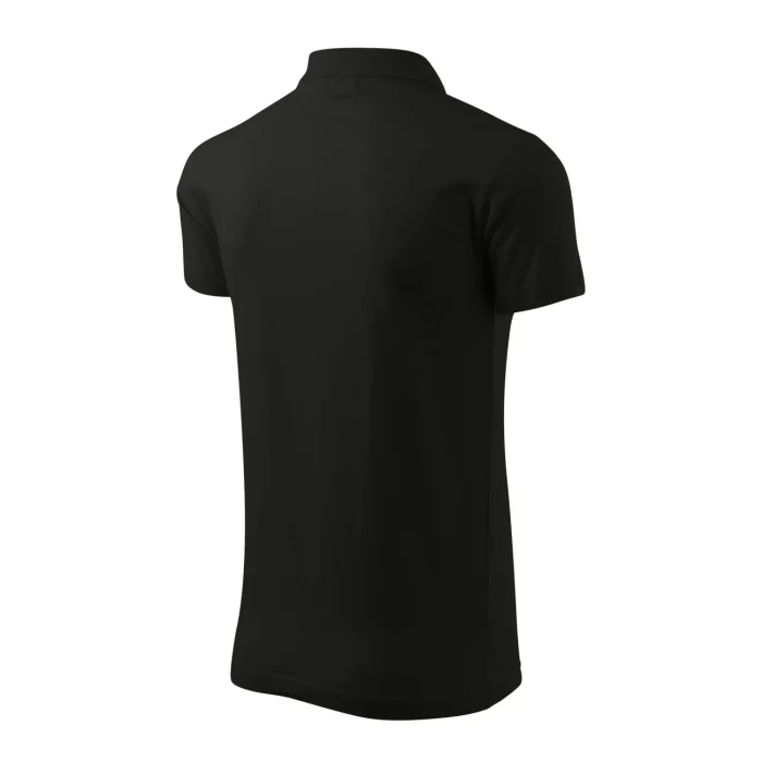 Koszulka polo męska Malfini Single J. 202 czarna - obrazek 5