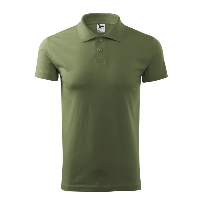 Koszulka polo męska Malfini Single J. 202 khaki - obrazek 2