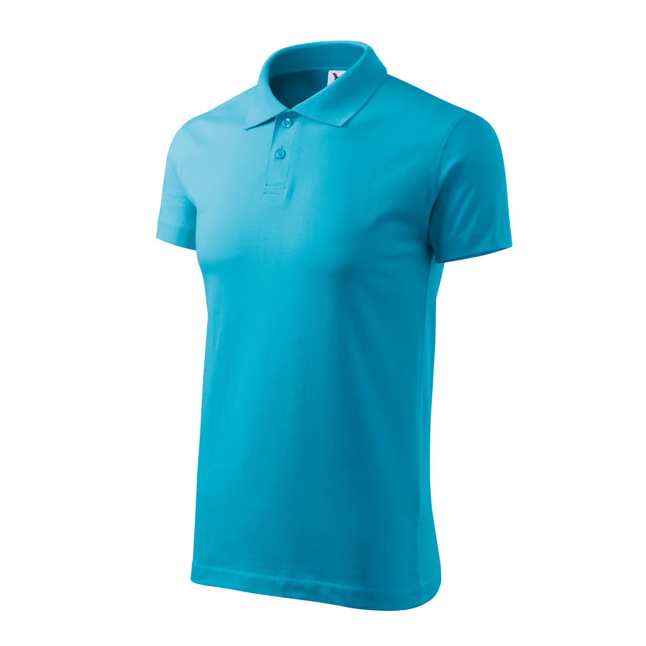 koszulka-t-shirt-single-bawelna-malfini-202-44-turkus-3 Koszulka polo męska Malfini Single J. 202 turkusowa - obrazek 1