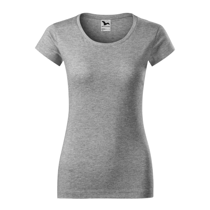 T-shirt damski Malfini Viper 161 ciemnoszary melanż - obrazek 2