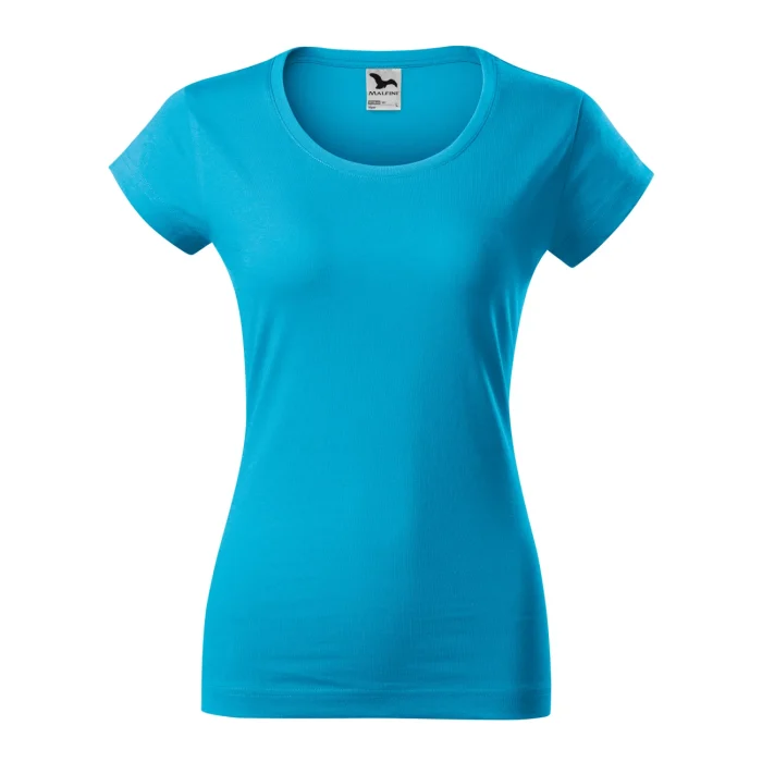 T-shirt damski Malfini Viper 161 turkusowy - obrazek 2