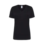 T-shirt damski JHK TSRLCMFP V-neck czarny