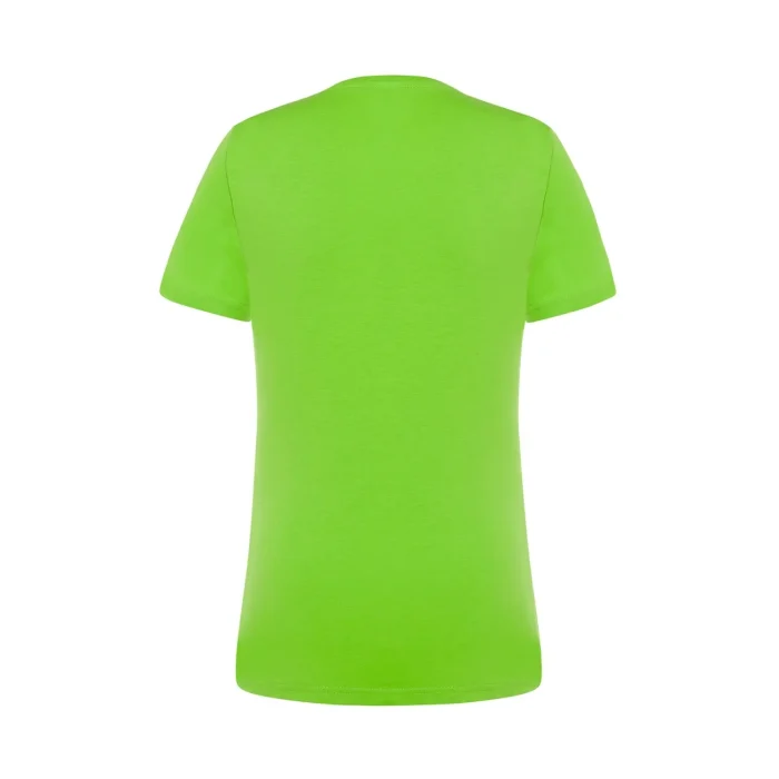 T-shirt damski JHK TSRLCMFP V-neck limonkowy - obrazek 2
