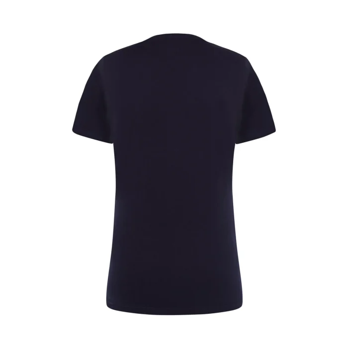 T-shirt damski JHK TSRLCMFP V-neck granatowy - obrazek 2