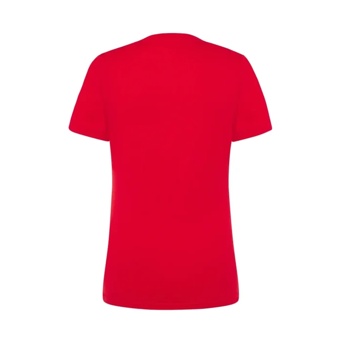 T-shirt damski JHK TSRLCMFP V-neck czerwona - obrazek 2
