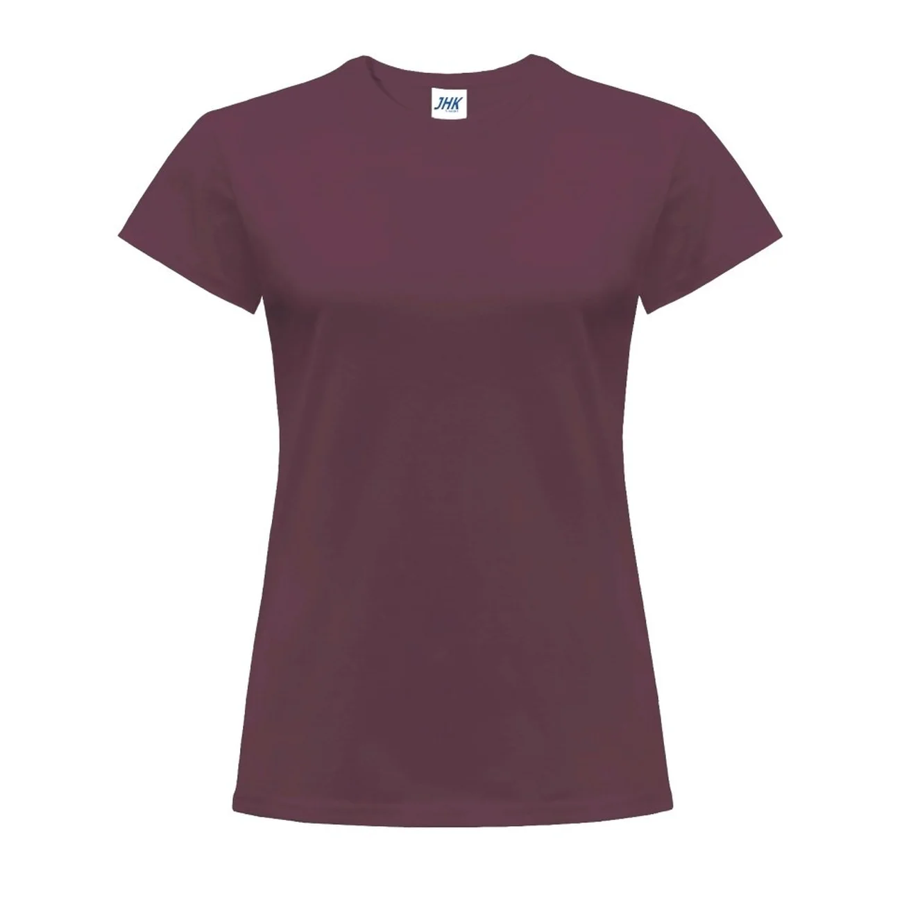 t-shirt-damski-koszulka-jhk-taliowana-tsrlcmf-bu-burgundowy-1 T-shirt damski JHK TSRL 150 bordowy - obrazek 1