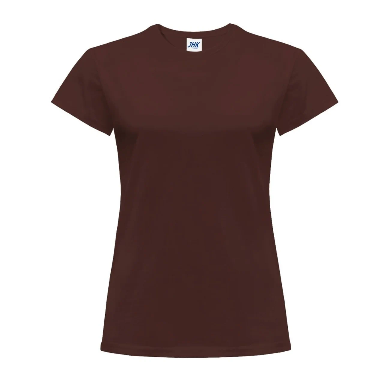 t-shirt-damski-koszulka-jhk-taliowana-tsrlcmf-ch-czekoladowy-1 T-shirt damski JHK TSRL 150 czekoladowy - obrazek 1