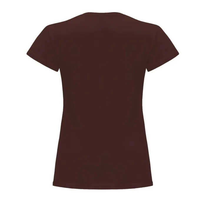 T-shirt damski JHK TSRL 150 czekoladowy - obrazek 2